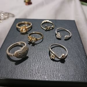 Vintage Bundle Of Rings (6)